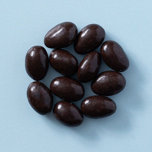 Chocolade amandelen puur / zeezout in een cirkel