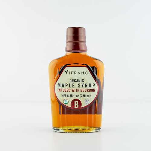 Ahornsiroop (bio) infused met bourbon (250 ml)