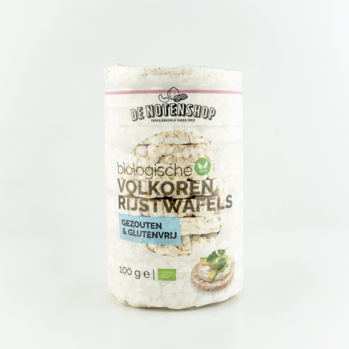 Volkoren rijstwafels gezouten 100 gram Volkoren rijstwafels gezouten 100 gram