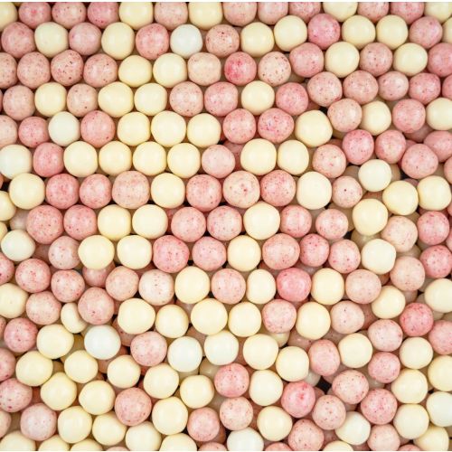 Crunchy choco's wit & framboos