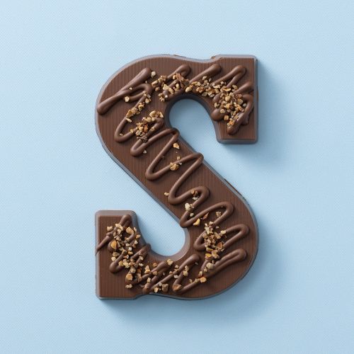Chocoladeletter S roomvulling (200 gram) Chocoladeletter S roomvulling (200 gram)