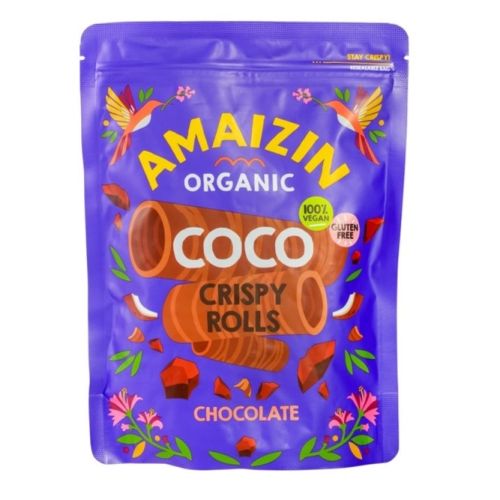 Amaizin Coco crispy rolls chocolade 140 gram