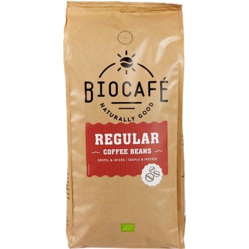 Biocafé regular koffiebonen (1000 gram) 