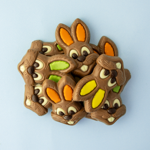 Chocolade figuurtjes paashaas melk Chocolade figuurtjes paashaas melk
