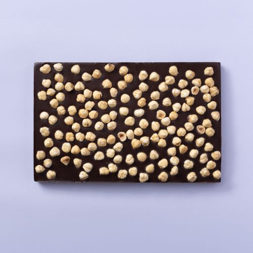 Chocolade hazelnoot plaat puur