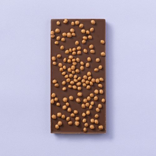 Chocoladereep melk crispy caramel/zeezout