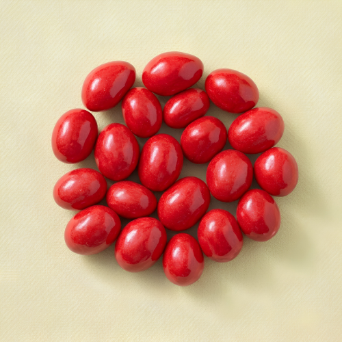 Chocopinda's rood in een cirkel Chocopinda's rood in een cirkel