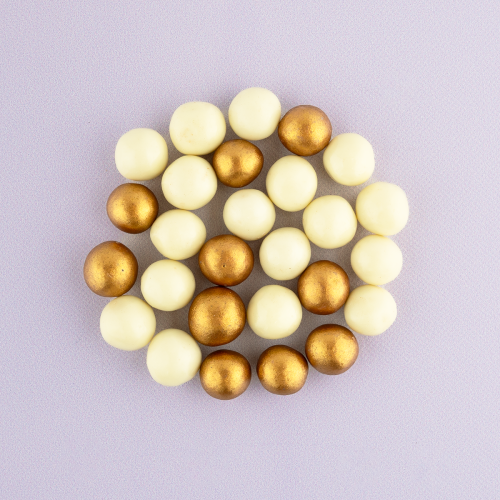 Crunchy choco's wit / goud Crunchy choco's wit / goud