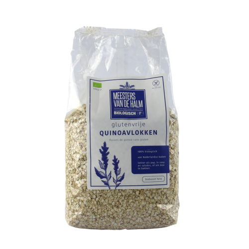 De Halm Quinoa vlokken (bio) 500 gram
De Halm Quinoa vlokken (bio) 500 gram