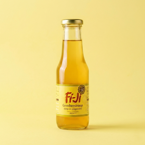 Gembersiroop glazen flesje 300ml