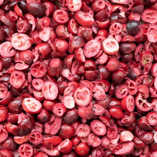 Gevriesdroogde cranberry schijfjes