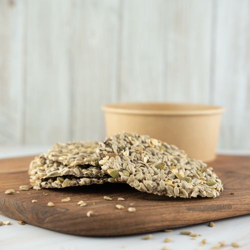 Healthy crispy crackers