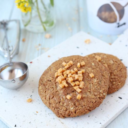 Koekjesdeeg voor haverkoeken met Karamel/Zeezout