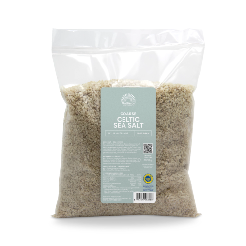 Mattisson Celtic sea salt coarse 1000 gram Mattisson Celtic sea salt coarse 1000 gram