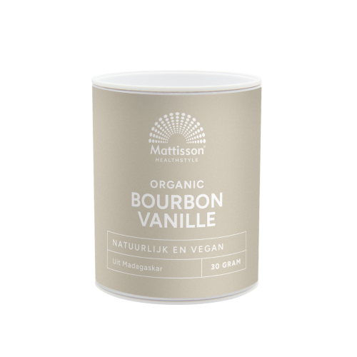 Mattisson Bourbon Vanille Poeder Bio (30 gram)
Mattisson Bourbon Vanille Poeder Bio (30 gram)