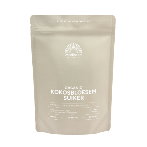 Mattisson kokosbloesemsuiker (bio) 450 gram

