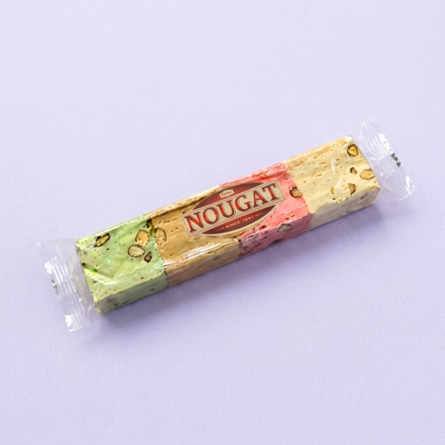 Nougat reep 4 kleuren 100 gram Felko Holland Nougat reep 4 kleuren 100 gram Felko Holland