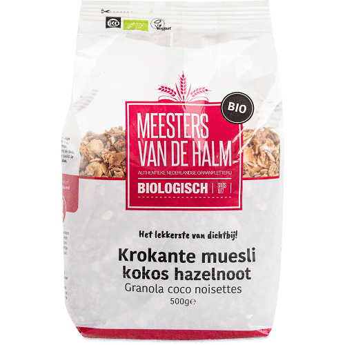 Krokante muesli kokos hazelnoot