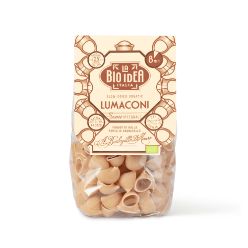 Verpakking van Pasta Lumaconi Biologisch van La Bio Idea