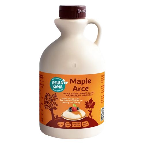 Grote plastic fles Terrasana Ahornsiroop Klasse C JUG (1000 ml)