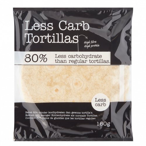 Smaakt Less Carb Tortillas (160 gram) 