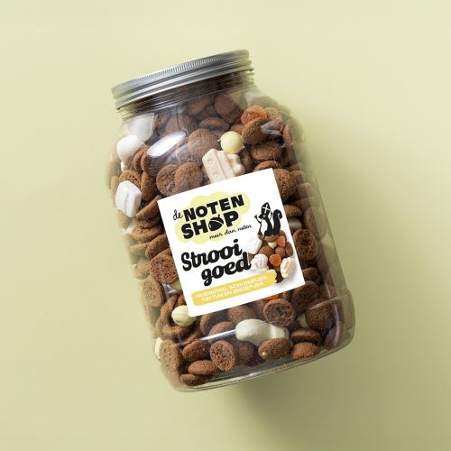 Strooigoed in een pot