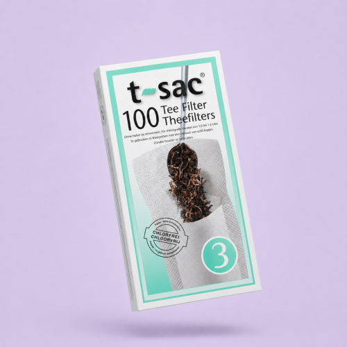 T-Sac theefilter nr. 3 (100 stuks) T-Sac theefilter nr. 3 (100 stuks)