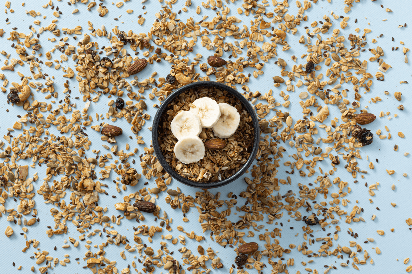 Zelfgemaakte granola