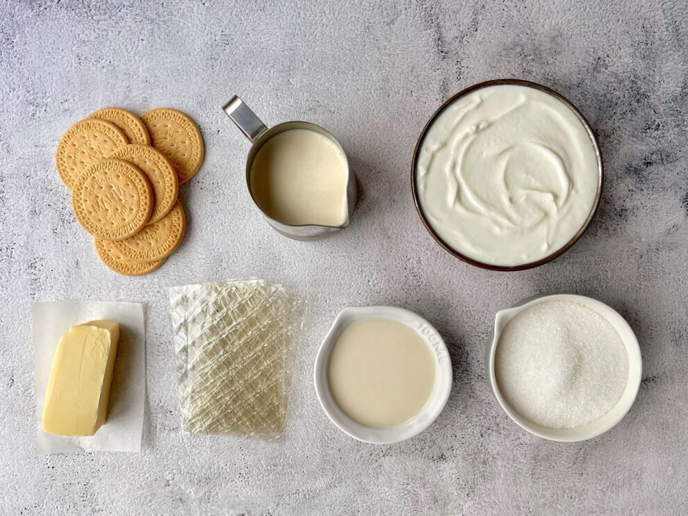 Kwarktaart ingredienten