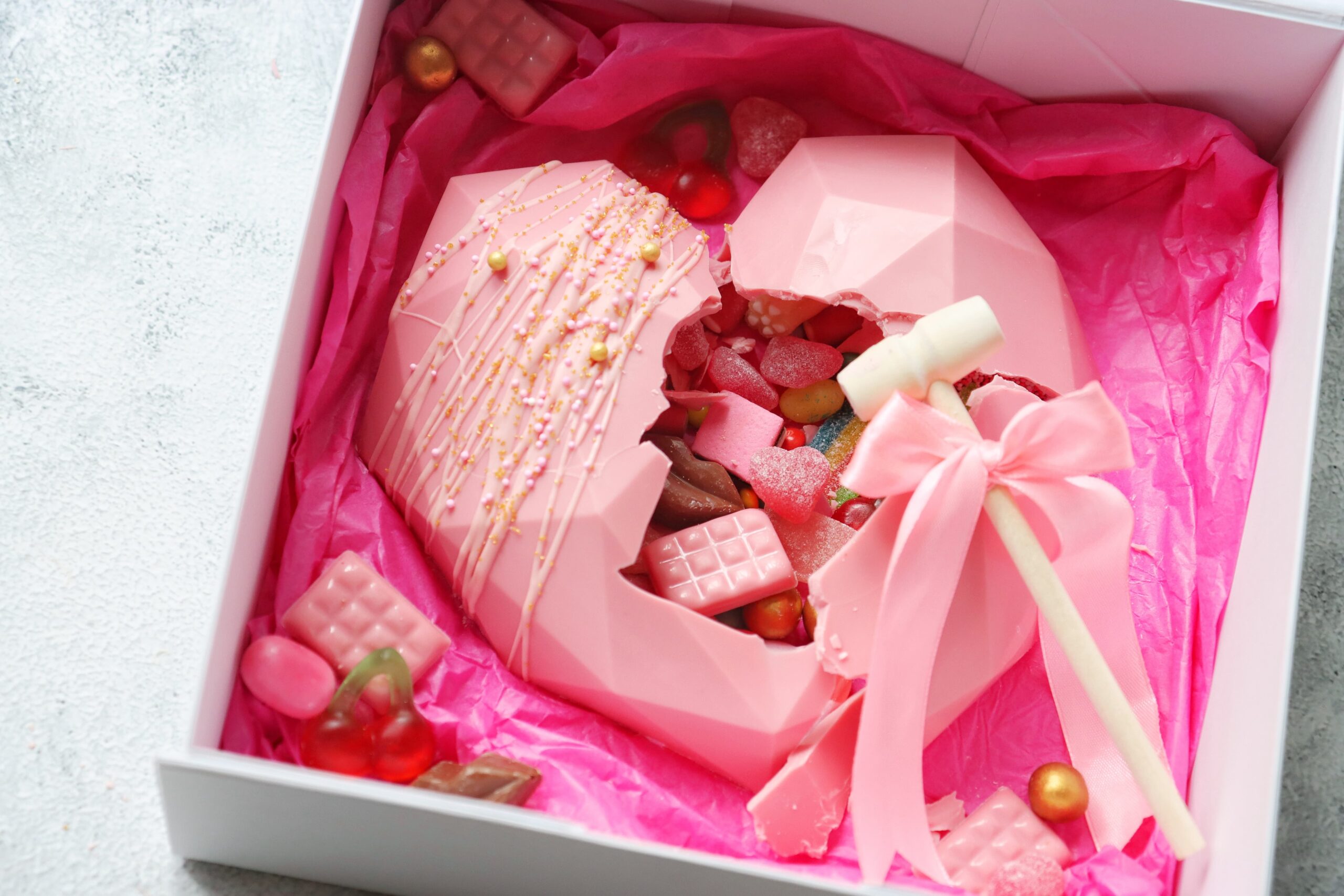 Piñata chocolade hart