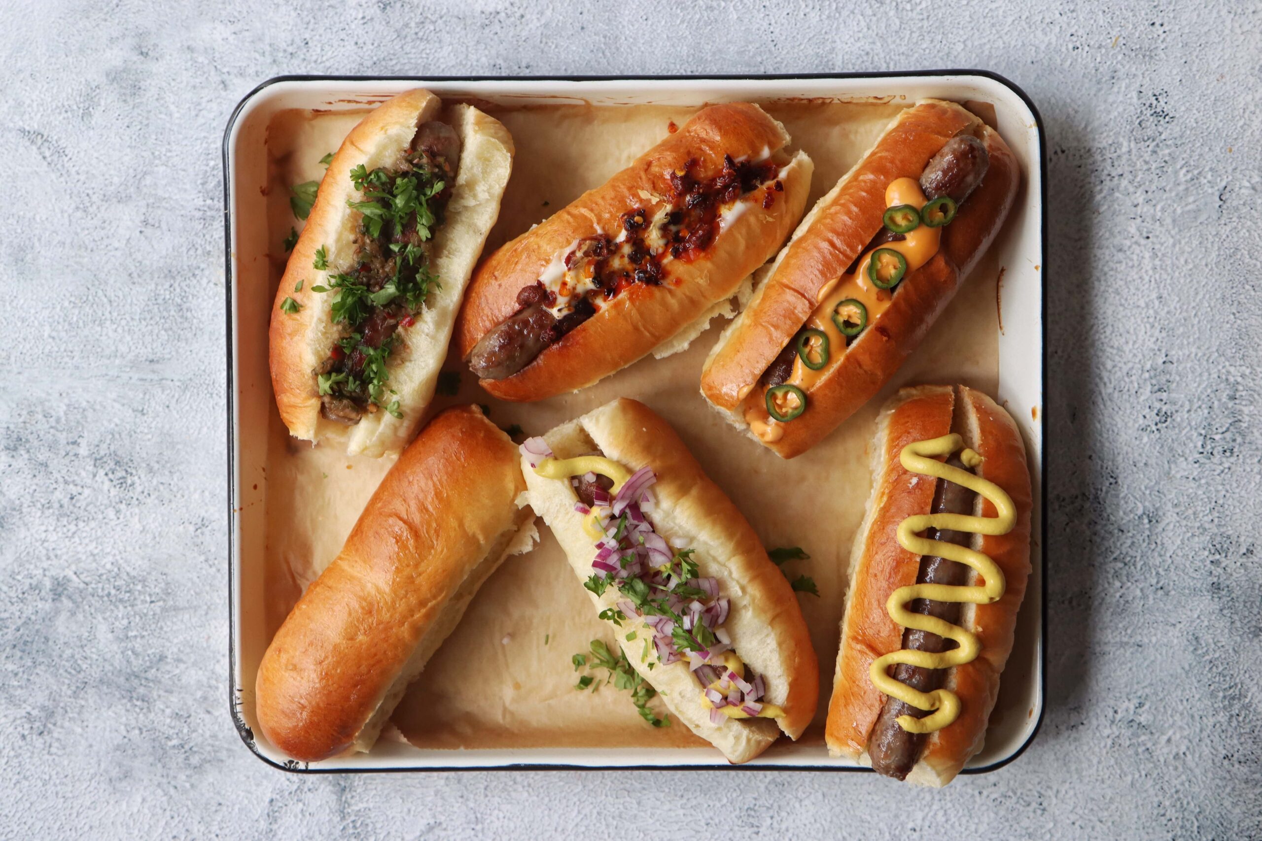 Hotdog broodjes Hotdog broodjes