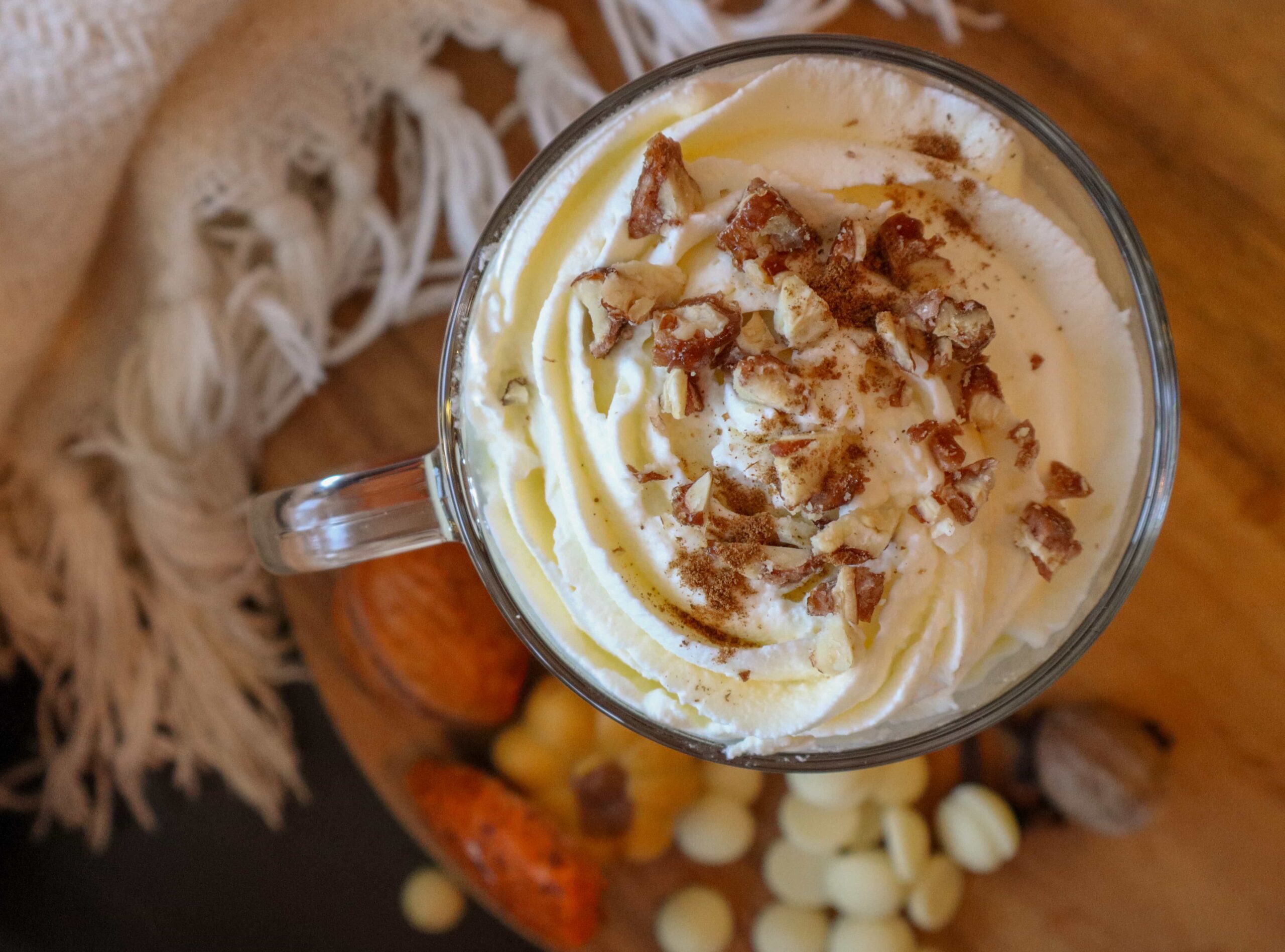 Pumpkin Spice Latte met witte chocolade Pumpkin Spice Latte met witte chocolade